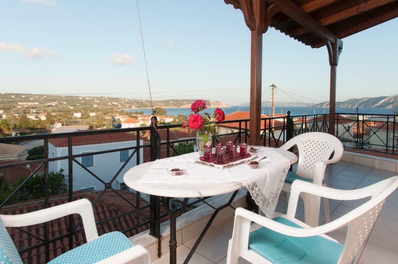 Ferienwohnung The House Of "Angelina", Magnificent View Of The Sea Methoni  Exterior foto